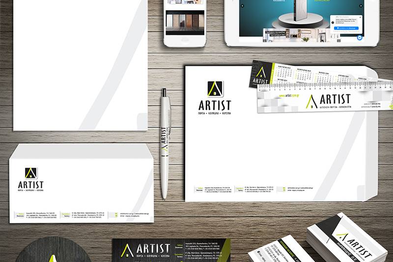 Εταιρική ταυτότητα artist, etairiki taftotita artist